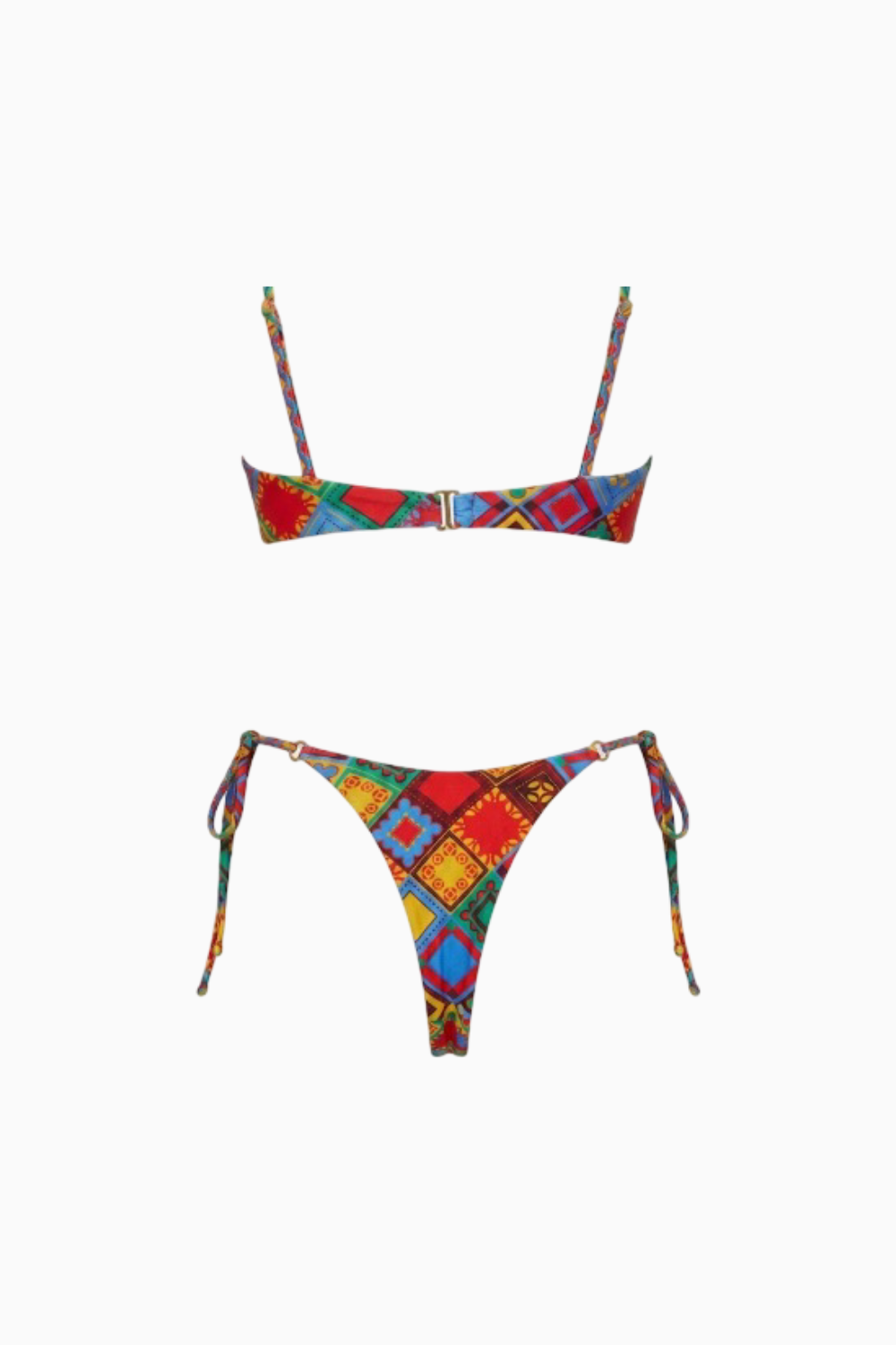 Vibrant Geometric Resort 3-Piece Bikini