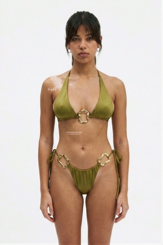 Black Bikini Set with Sculpted