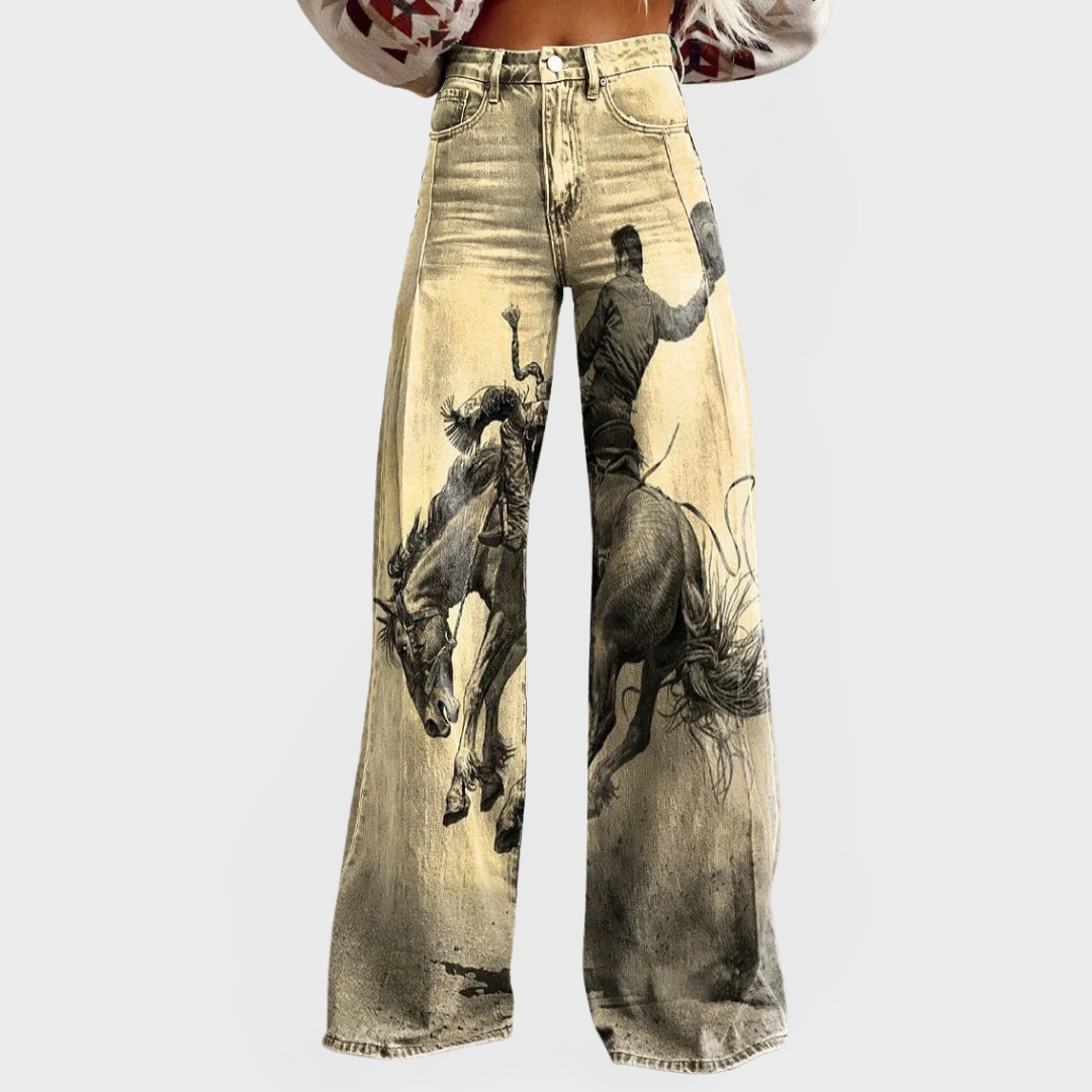 Relaxed Wide-Leg Jeans