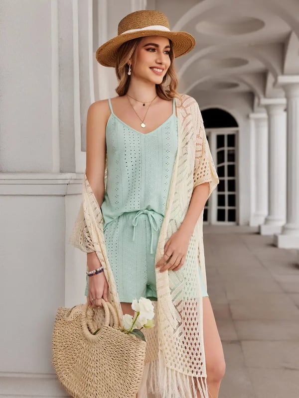 Arielle Crochet Kimono