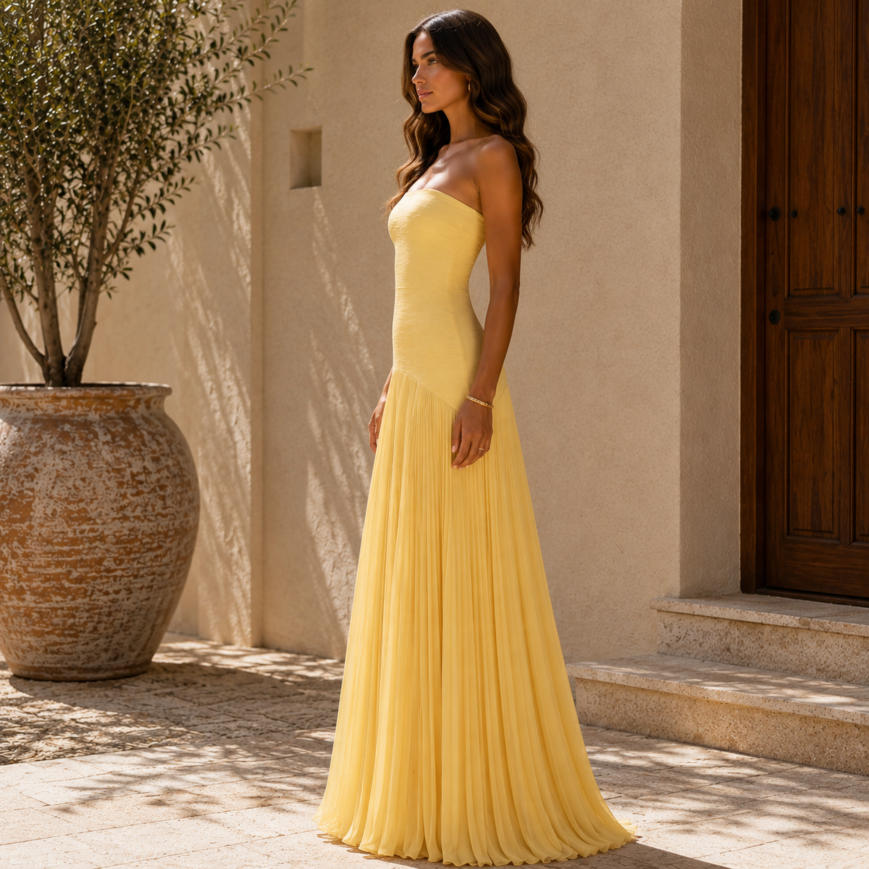 Almudena Dress | Sophisticated Elegance That Delicately Flatters