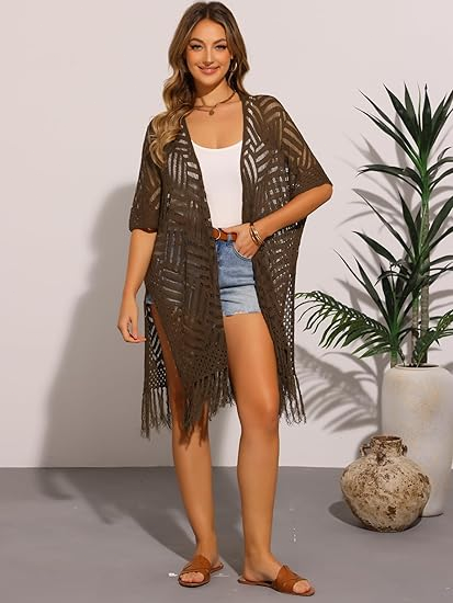 Arielle Crochet Kimono